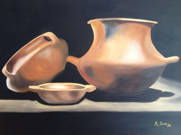 del barro Oil Canvas Still Life Paintings