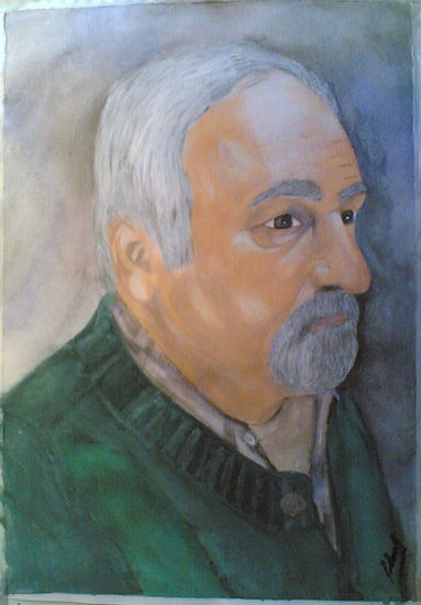 Retrato Acuarela Papel Retrato