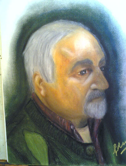 Retrato Pastel Paper Portrait