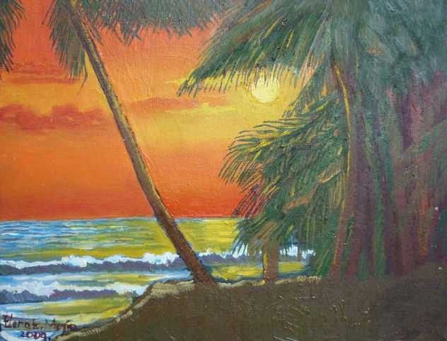 amanecer en la playa la libertad 1
