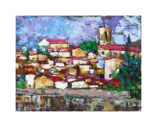 PANORAMICA DE TIANA Acrylic Canvas Landscaping