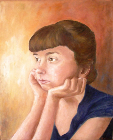 Paula Mihailovici Oil Canvas Portrait