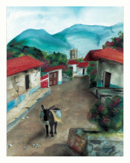 Calle asoleada Watercolour Paper Landscaping