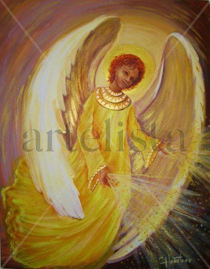 Angel Dorado Oil Canvas Figure Painting