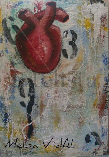 Corazon y numeros Acrylic Panel Others