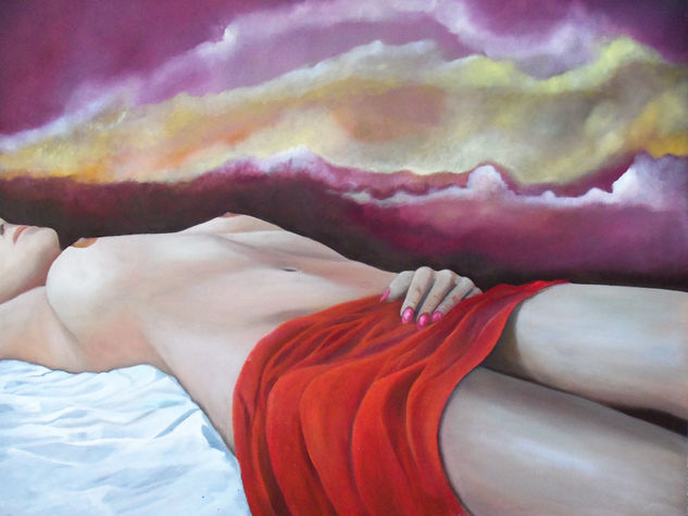 SUEÑO PASION Y MISTERIO Oil Canvas Nude Paintings