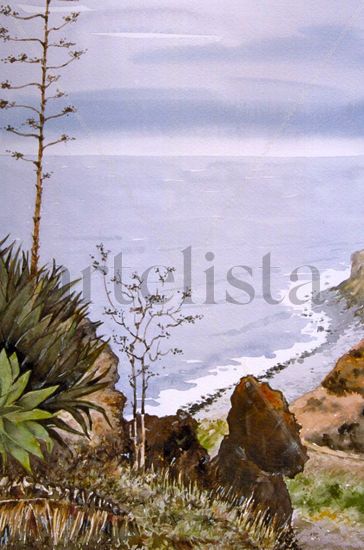 San Juan de la Rambla (Tenerife) Watercolour Paper Landscaping