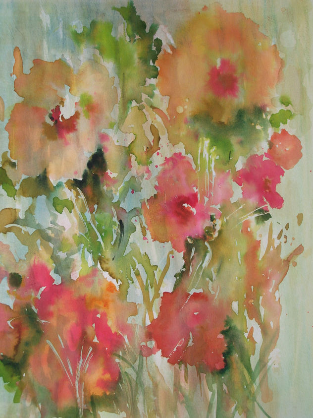 RAMILLETE DE FLORES  ALEGRES.
