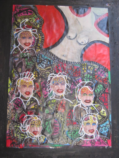 La pollera colora Mixed media Card Others