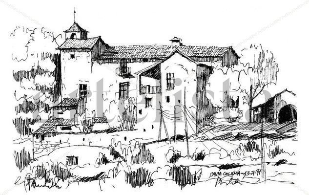 santa coloma Ink Paper Landscaping