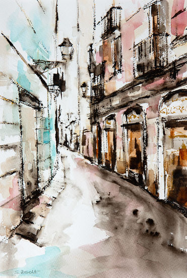 Barrio Gótico Watercolour Paper Landscaping