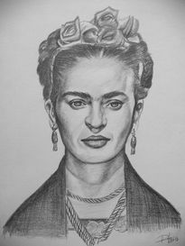 Retrato frida kahlo