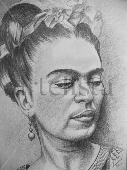 PERFIL DE FRIDA KAHLO Pencil