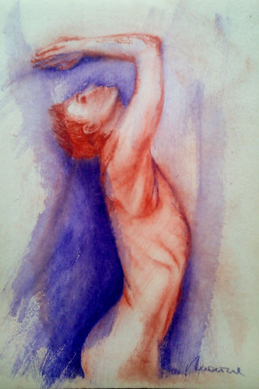 Te lo pido por favor Watercolour Others Nude Paintings