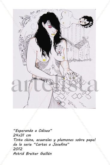 "esperando a odiseo" Mixed Media