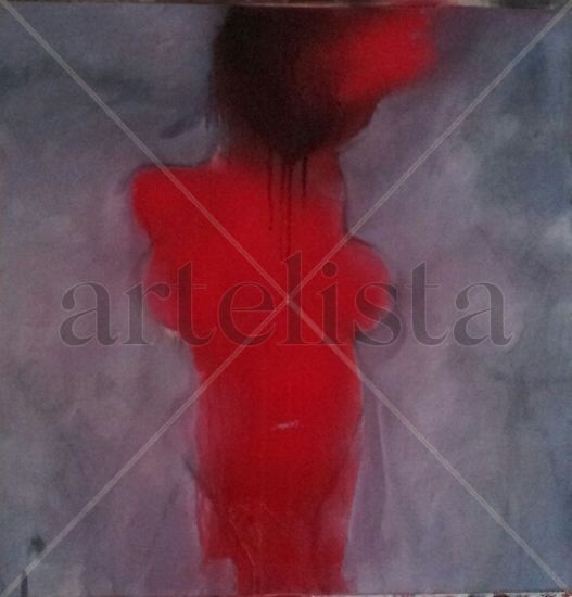 cuerpo rojo Oil Canvas Figure Painting