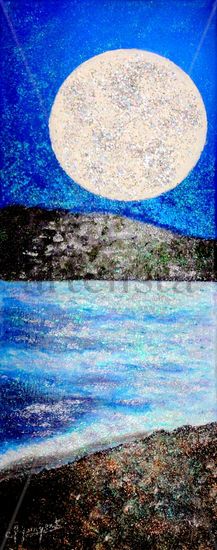 MI QUERIDA LUNA-2 Acrylic Canvas Landscaping