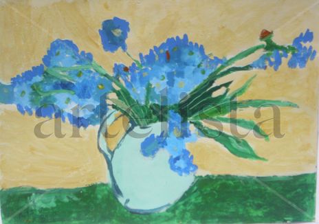 Azules flores