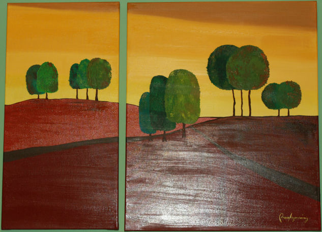 Perspectivas Oil Canvas Landscaping