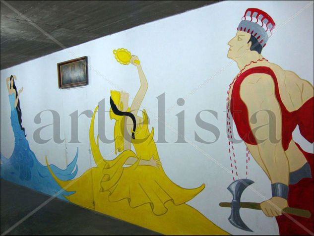 Mural Pablo de Xango Others Others Figure Painting