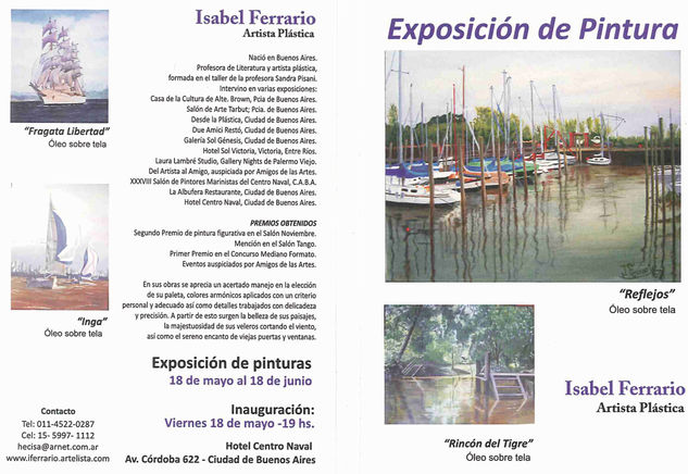 Invitación Oil Canvas Landscaping