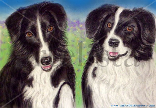 Lola y Reina Pastel Papel Animales