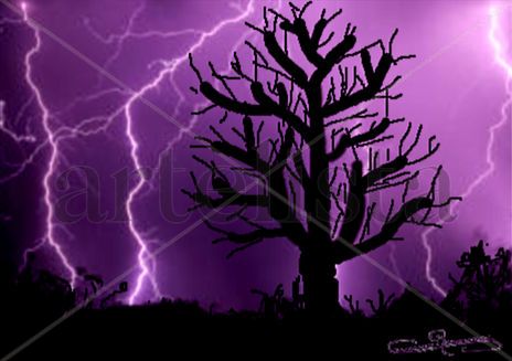 Solo  en la  tormenta