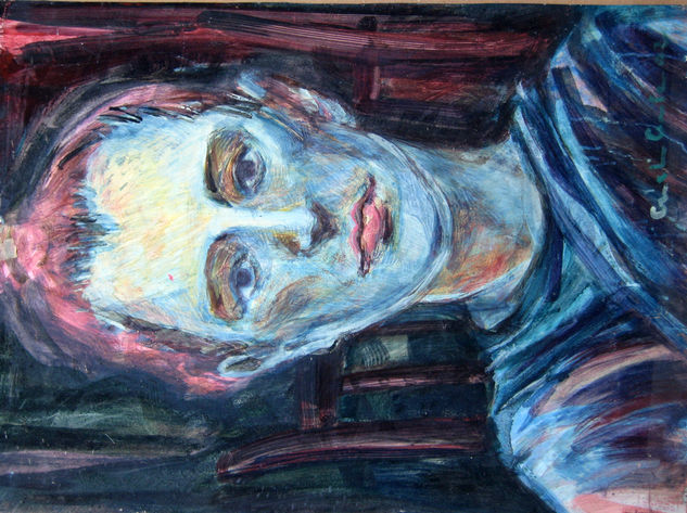 Nocturno Acrylic Card Portrait