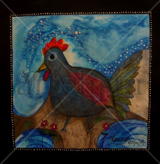 Una gallina o un Gallo... Pastel Panel Others