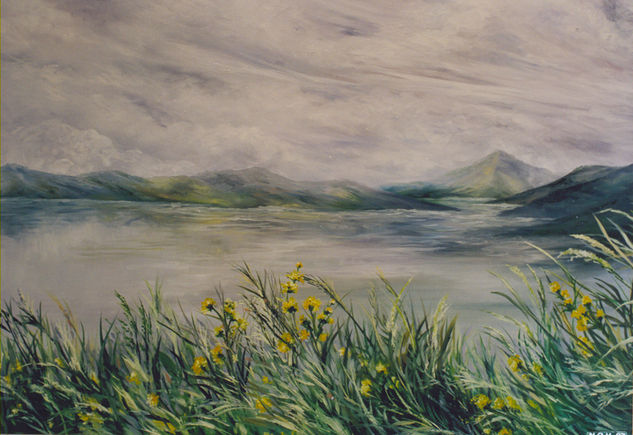 sueño de pescador Oil Canvas Marine Painting