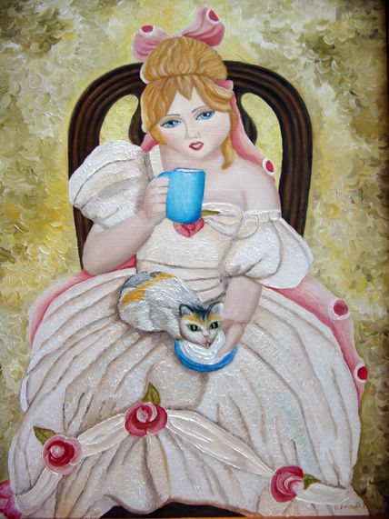 Tomando el té