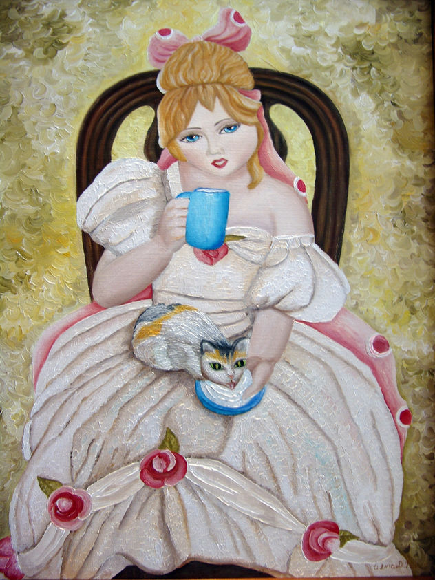 Tomando el té