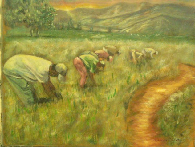 Sembradores 1 Oil Canvas Landscaping