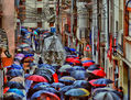 PROCESION CON LLUVIA