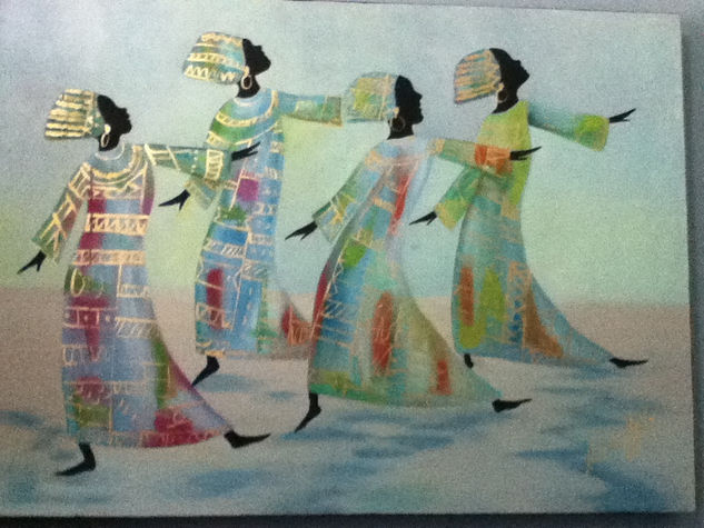 Bailarinas Oil Canvas Figure Painting