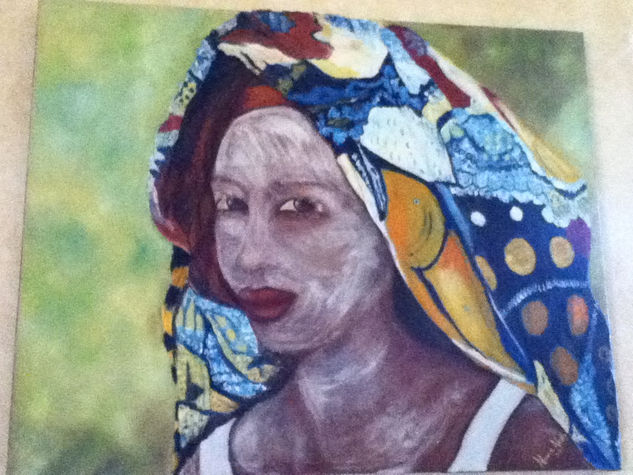 Hechicera Mixed media Canvas Portrait