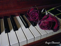 Piano con rosas...