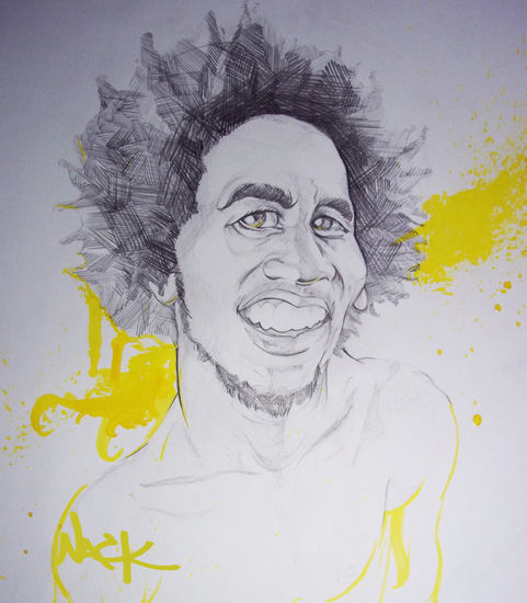 marley Pencil (Black) Paper Figure Painting