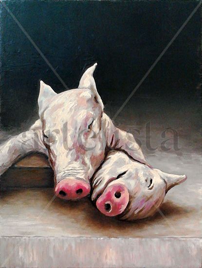 amasiato politico de poder Oil Canvas Animals