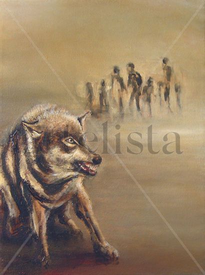 psy chaos tic Oil Canvas Animals