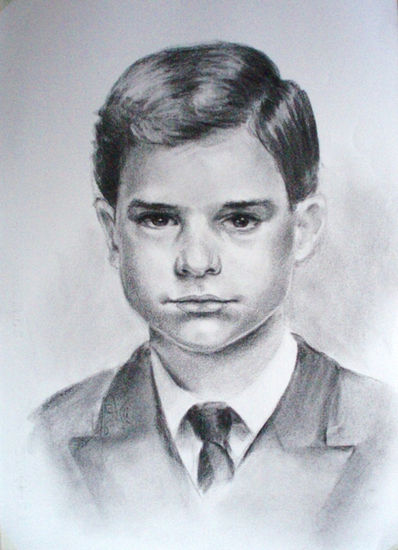 NIÑO JOSÉ LUIS Charcoal