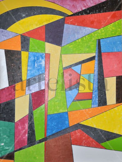 Geometria II Oil Canvas Others