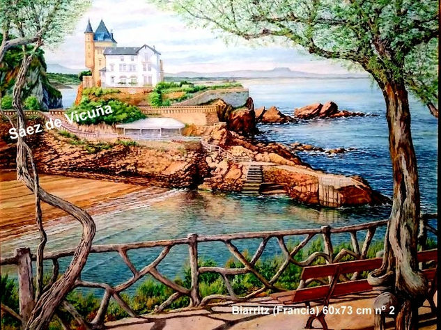 Biarritz. 73x60. cm nº 2 Óleo Lienzo Paisaje