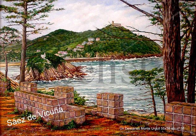 San Sebastian 55x38 cm nº38 Óleo Lienzo Paisaje