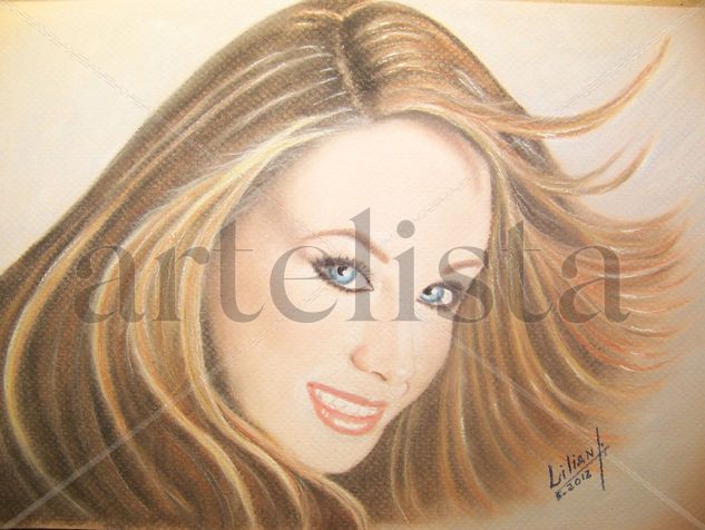 Jenta Pastel Paper Portrait