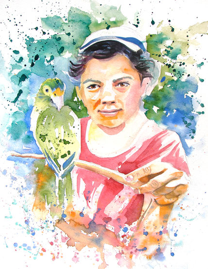 Vendedora de Loros