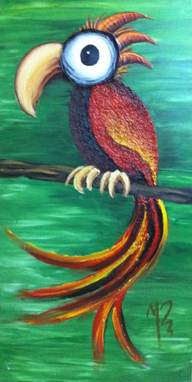 El Loro Acrylic Canvas Animals