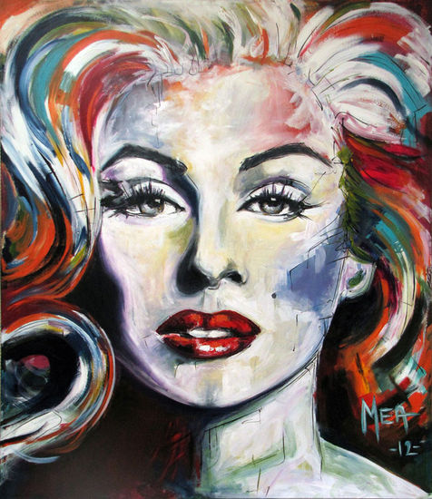 Marilyn Acrylic Canvas Portrait