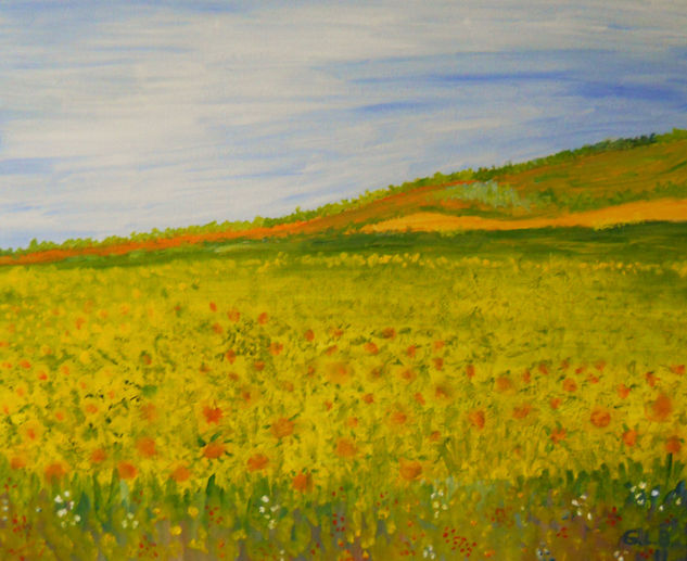 CAMPO DE GIGANTEAS Oil Canvas Landscaping