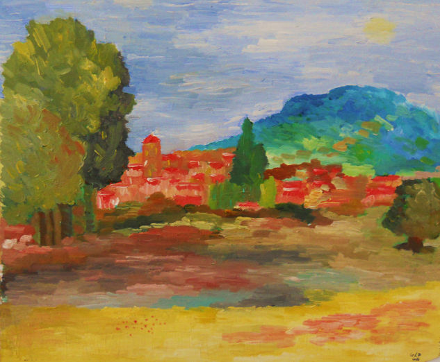 VALDECAÑAS DE CERRATO Oil Panel Landscaping